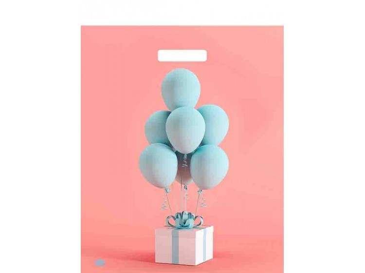 Мешок ПВД (выр.руч) 450*380 (60мкр) Воздушный сюрприз